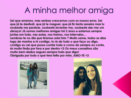 A minha melhor amiga