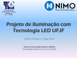 Projeto de Iluminação com Tecnologia LED UFJF