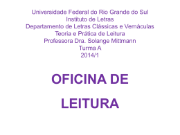 Universidade Federal do Rio Grande do Sul Instituto de
