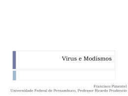Vírus e modismos - Universidade Federal de Pernambuco