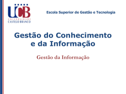 Sistemas de Informação - Universidade Castelo Branco