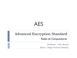 Advanced Encryption Standard