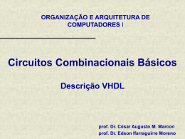 Circuitos combinacionais em VHDL