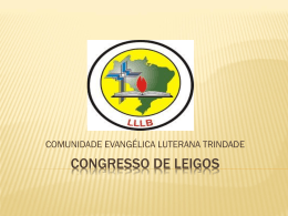 CONGRESSO DE LEIGOS