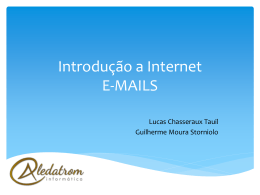 Introdução a Internet E-MAILS