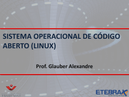 dos comandos do sistema.