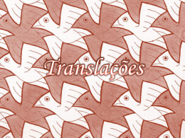 Transla&ccedil;&otilde;es