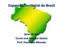 Expansão Territorial do Brasil