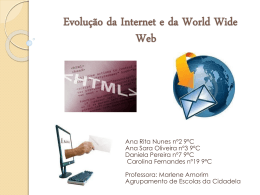 Evolução da Internet e da World Wide Web