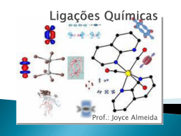 Liga&ccedil;&otilde;es Qu&iacute;micas