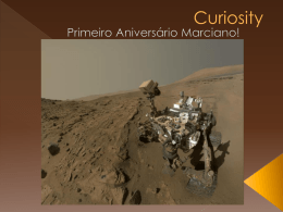 Curiosity: Primeiro Aniversário Marciano!!!