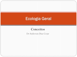 Ecologia Geral - Universidade Castelo Branco