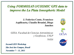 Current version of La Plata Ionospheric Model