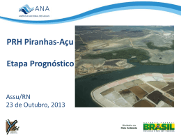 PRH Piranhas-Açu – Etapa Prognóstico