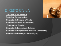 Direito Civil V - Aula inicial.
