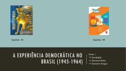 A experiência democrática no Brasil (1945
