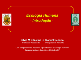 EEH-aula 01-2014 - PG - Introdu&ccedil;&atilde;o Ecologia Humana