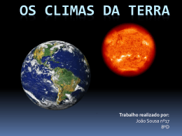 OS CLIMAS DA TERRA.