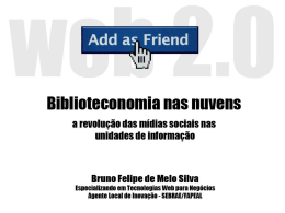 a revolu&ccedil;&atilde;o das m&iacute;dias sociais nas unidades de