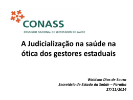 Crescimento da Judicialização da Saúde em Mato Grosso