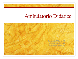 Ambulatorio didatico