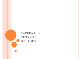 Tarefa R09 Turma:19 Grupo93