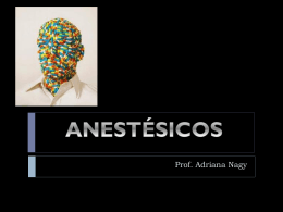 anestésicos