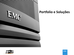 EMC_Portfólio e Soluções