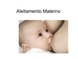 Aleitamento Materno - Moodle USP do Stoa