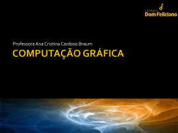 COMPUTAÇÃO GRÁFICA - Colégio Dom Feliciano