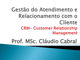 CRM - Universidade Castelo Branco