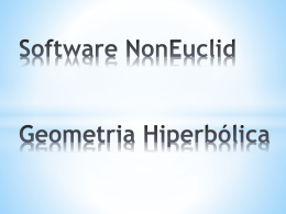 Software NonEuclid Geometria Hiperbólica