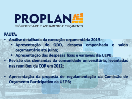 Apresenta&ccedil;&atilde;o Or&ccedil;amento Participativo