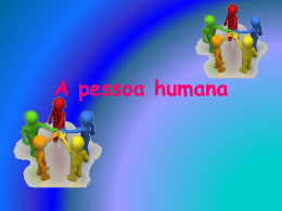 A pessoa humana