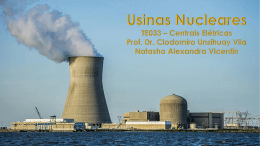 Fiss&atilde;o nuclear - Prof. Dr. Clodomiro Unsihuay Vila