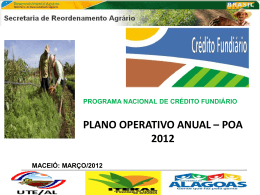 POA GERAL 2012 - Balanço Estadual do Crédito