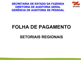 secretaria de estado da fazenda diretoria de auditoria geral