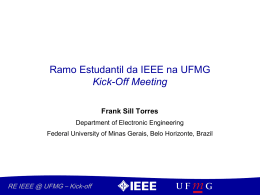 IEEE Student Branch@UFMG Kick-Off Meeting