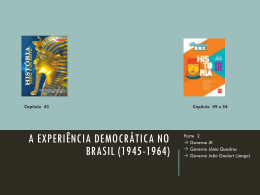 A experiência democrática no Brasil (1945-1964)