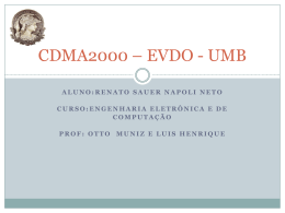 CDMA2000 * EVDO