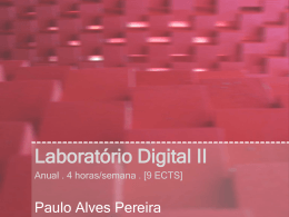 Design / Interiores - Laboratório Digital II . Design de Interiores 2015