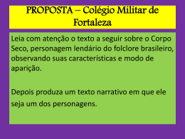 PROPOSTA * Colégio Militar de Fortaleza