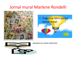 Jornal mural Marlene Rondelli