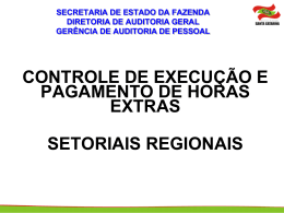 secretaria de estado da fazenda diretoria de auditoria geral