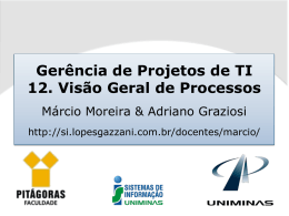 Unidade 12 - Processos - Lopes & Gazzani Planejamento Ltda