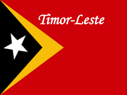 Conheça um pouco mais sobre o Timor-Leste