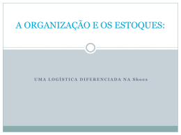 A ORGANIZA&Ccedil;&Atilde;O E OS ESTOQUES: