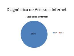 Diagn&oacute;stico de Acesso a Internet