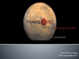 Mars One: Revisão