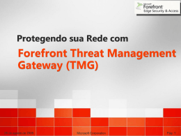 Forefront Threat Management Gateway